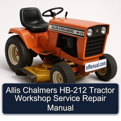 Allis Chalmers HB-212 Tractor Service Repair Workshop Manual PDF