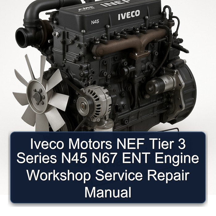 Iveco Motors NEF Tier 3 Series N45 N67 ENT Engine Service Repair Workshop Manual PDF