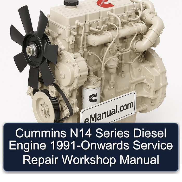 1991 Cummins B Series N14 Diesel Engine -onwards Service Repair Workshop Manual PDF