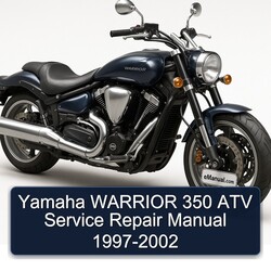 1997-2002 Yamaha Warrior 350 ATV Service Repair Workshop Manual PDF