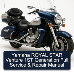 Yamaha ROYAL STAR Venture 1ST Generation Full Service & Repair Manual 