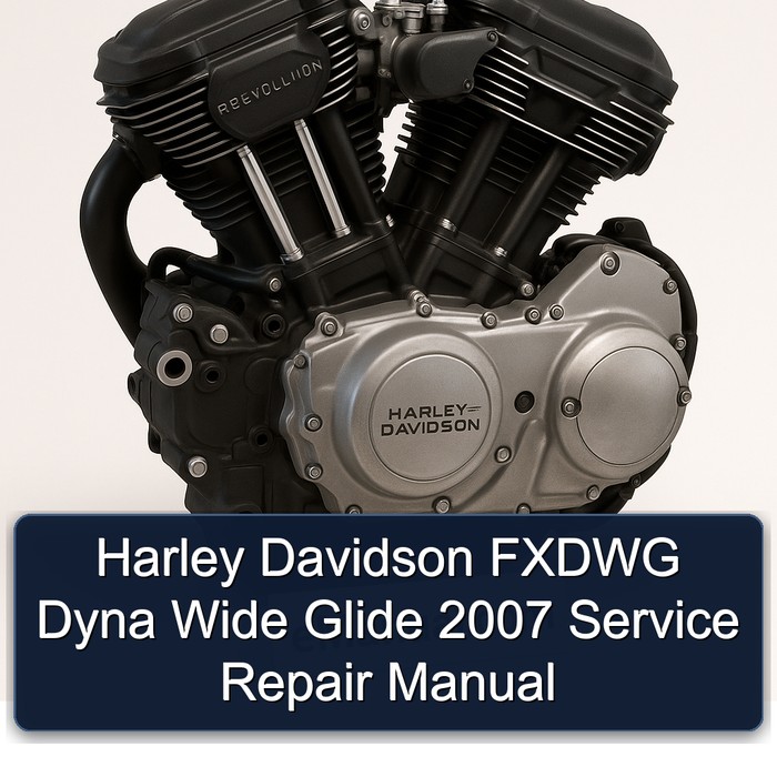 2007 Harley Davidson Model 125 Fxdwg Dyna Wide Glide Service Repair Workshop Manual PDF