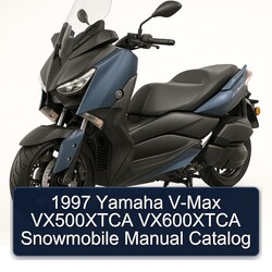1997 Yamaha V-MAX VX500XTCA VX600XTCA Snowmobile Catalog Service Repair Workshop Manual PDF