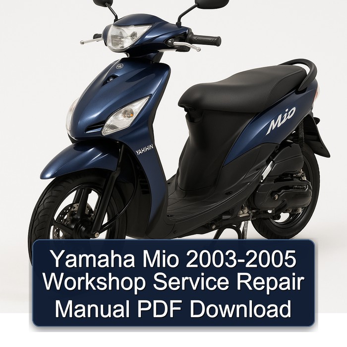 2003-2005 Yamaha MIO Service Repair Workshop Manual PDF