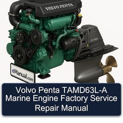 Volvo Penta Tamd63l- Marine Engine Service Repair Workshop Manual PDF