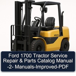 Ford 1700 Tractor -2- -improved Parts Catalog PDF