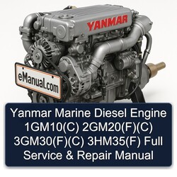 Yanmar Marine Diesel Engine 1gm10(c) 2gm20(f)(c) 3gm30(f)(c) 3hm35(f) Service Repair Workshop Manual PDF