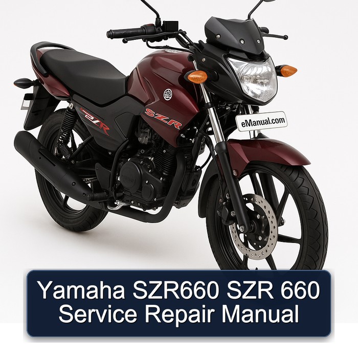 Yamaha SZR Models SZR660 660 Service Repair Workshop Manual PDF