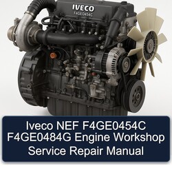 Iveco NEF F4ge0454c F4ge0484g Engine Service Repair Workshop Manual PDF