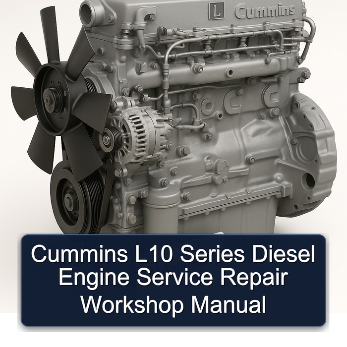 Cummins L Series L10 Diesel Engine Service Repair Workshop Manual PDF