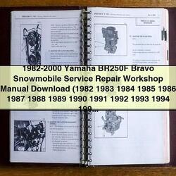 1982-2000 Yamaha Br250f Bravo Snowmobile Service Repair Workshop Manual PDF