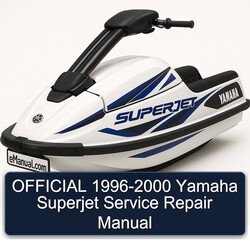 1996-2000 Official - Yamaha Superjet Service Repair Workshop Manual PDF