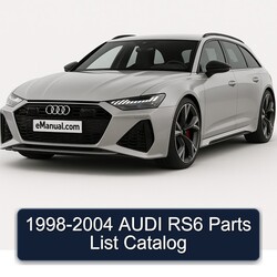 1998-2004 Audi RS6 Catalog Parts PDF