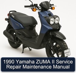 1990 Yamaha Zuma Service Repair Workshop Manual PDF