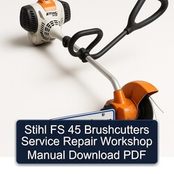 Stihl FS 45 Brushcutters Service Repair Workshop Manual PDF
