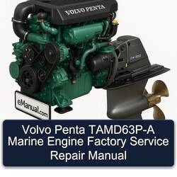 Volvo Penta Tamd63p- Marine Engine Service Repair Workshop Manual PDF