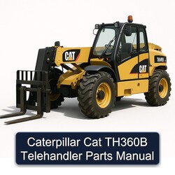 Caterpillar CAT TH360B Telehandler Parts Catalog PDF