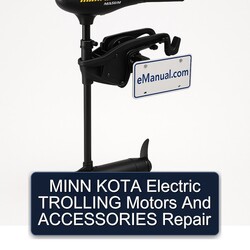 Minn Kota Electric Trolling Motors Accessories Service Repair Workshop Manual PDF