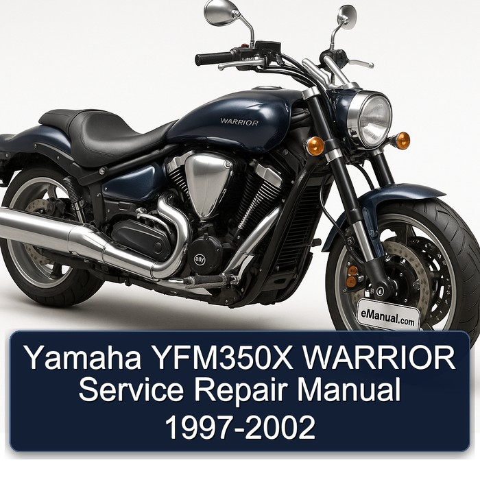 1997-2002 Yamaha Warrior YFM350X Service Repair Workshop Manual PDF