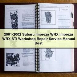 2001-2002 Subaru Impreza WRX STI Best Service Repair Workshop Manual PDF