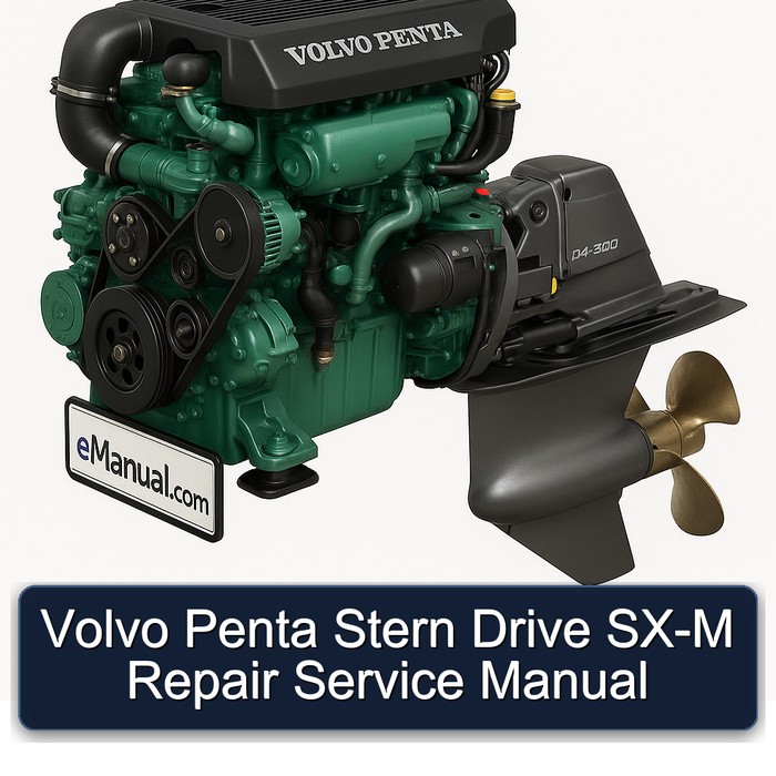 Volvo Penta Stern Drive SX-M Service Repair Workshop Manual PDF