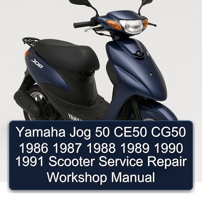 1986-1991 Yamaha Jog 50 CE50 CG50 Scooter Service Repair Workshop Manual PDF