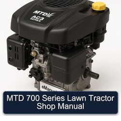 MTD 700 Series Lawn Tractor Shop Service Repair Workshop Manual PDF