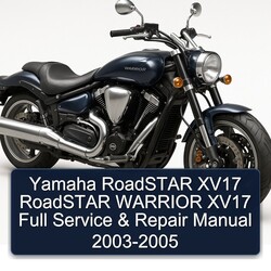 2003-2005 Yamaha Warrior Roadstar XV17 Service Repair Workshop Manual PDF