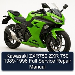 1989-1996 Kawasaki Ninja ZXR750 ZXR 750 Service Repair Workshop Manual PDF