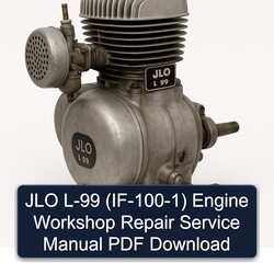JLO L 99 L-99 (IF-100-1) Engine Service Repair Workshop Manual PDF