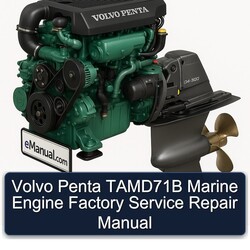 Volvo Penta Tamd71b Marine Engine Service Repair Workshop Manual PDF