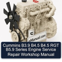 Cummins B Series B3.9 B4.5 RGT B5.9 Engine Service Repair Workshop Manual PDF