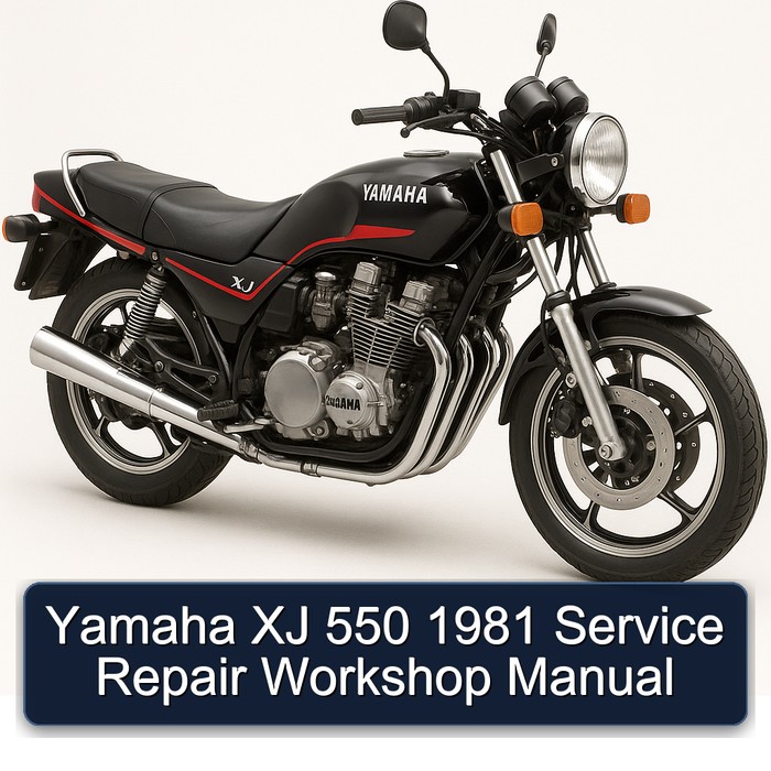 1981 Yamaha XJ Models 550 Service Repair Workshop Manual PDF