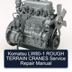 Komatsu H 20 LW80-1 Rough Terrain Cranes Service Repair Workshop Manual PDF
