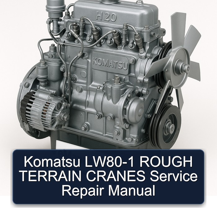 Komatsu H 20 LW80-1 Rough Terrain Cranes Service Repair Workshop Manual PDF