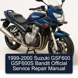 1999-2000 Suzuki GSF Bandit Series GSF600 GSF600S Official Service Repair Workshop Manual PDF