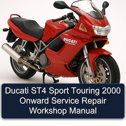 2000 Harley Davidson Touring Ducati ST4 Sport Onward Service Repair Workshop Manual PDF