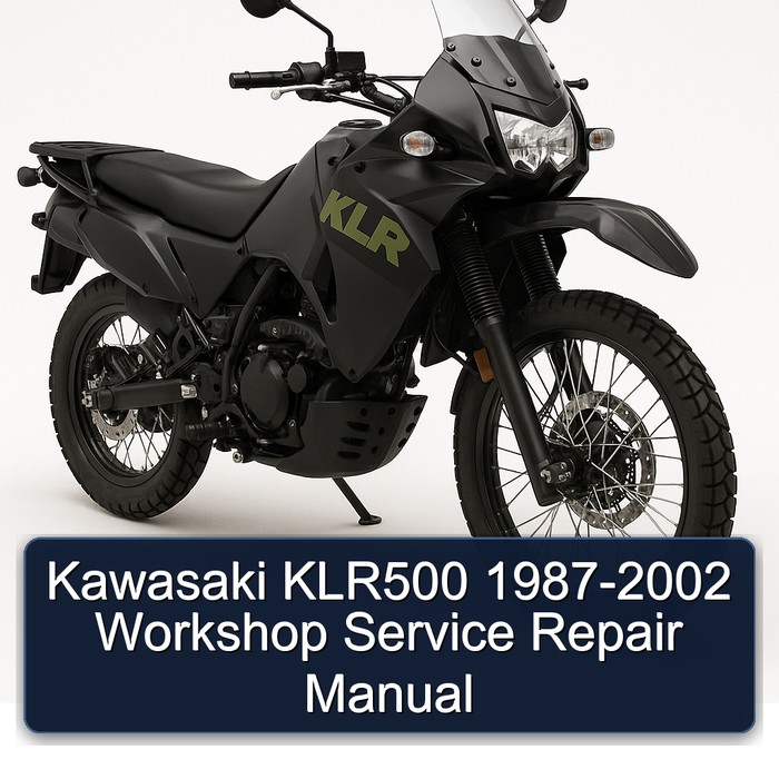 1987-2002 Kawasaki KLR Series KLR500 Service Repair Workshop Manual PDF
