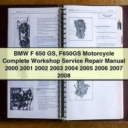 2000-2008 BMW F 650 GS F650GS Motorcycle Service Repair Workshop Manual PDF