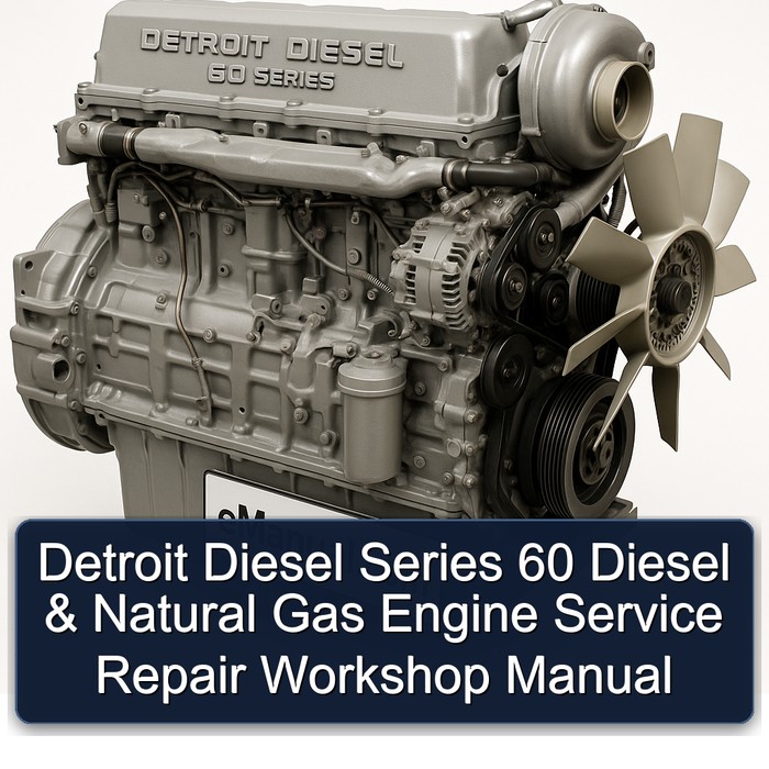 Detroit Diesel 60 Series Natural Gas Engine Service Repair Workshop Manual PDF