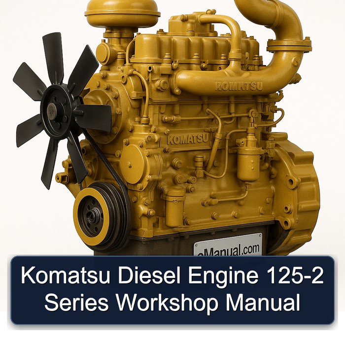 Komatsu 125 Diesel Engine -2 Series Service Repair Workshop Manual PDF