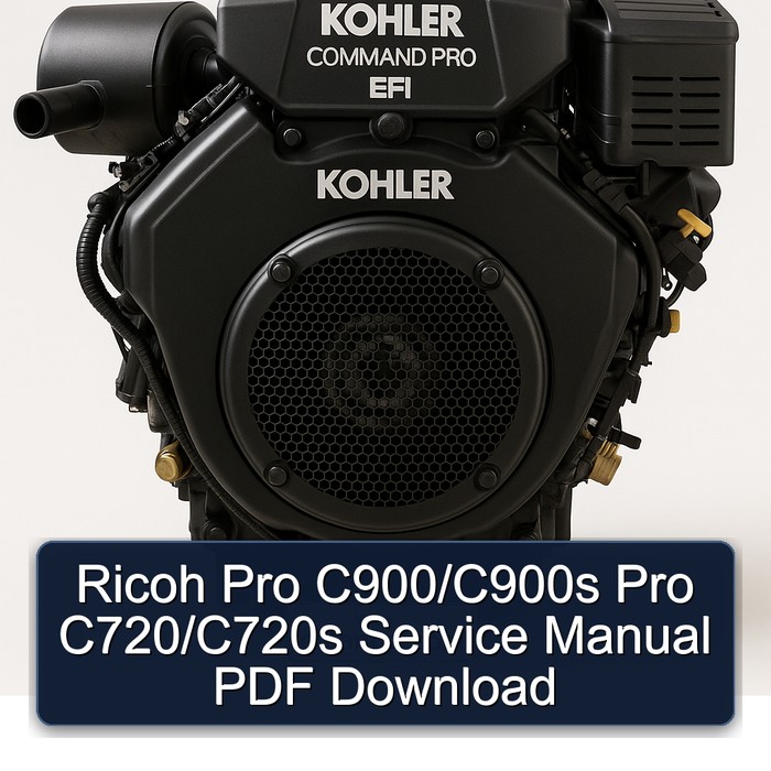 Kohler Command Pro EFI Models Ricoh C900/c900s C720/c720s Service Repair Workshop Manual PDF