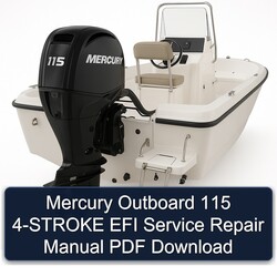 Mercury Outboard 115 4-stroke EFI Service Repair Workshop Manual PDF