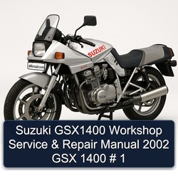 2002 Suzuki GSX Series GSX1400 1400 Service Repair Workshop Manual PDF