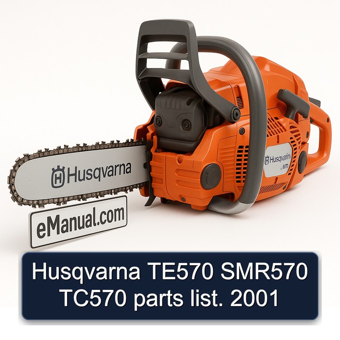 2001 Husqvarna Parts Catalogues TE570 SMR570 TC570 Catalog PDF