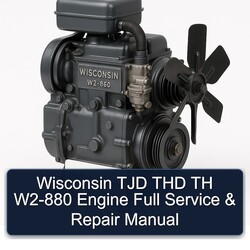 Wisconsin W2 880 TJD THD TH W2-880 Engine Service Repair Workshop Manual PDF