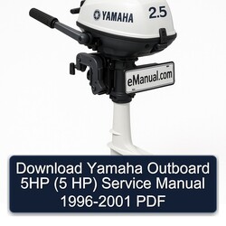 1996-2001 Yamaha Outboard 5HP (5 Hp) Service Repair Workshop Manual PDF