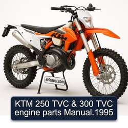 1995 KTM 250 TVC 300 Engine Parts Catalog PDF