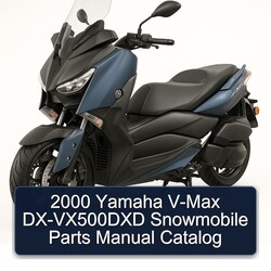 2000 Yamaha V-MAX Dx-vx500dxd Snowmobile Parts Catalog PDF