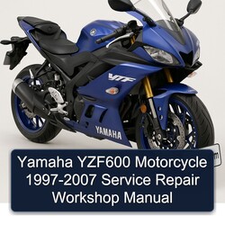 1997-2007 Yamaha YZF Models YZF600 Motorcycle Service Repair Workshop Manual PDF